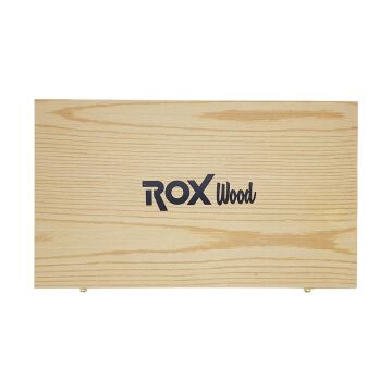 ROX Wood 9092 Ahşap Oyma Iskarpela Seti 12 Parça Ahşap Kutulu