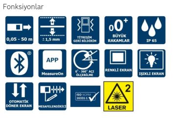 BOSCH GLM 50-27 C Lazer Metre 50 mt