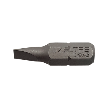 İZELTAŞ Düz Bits Uç 0.6x4.5 (25MM)