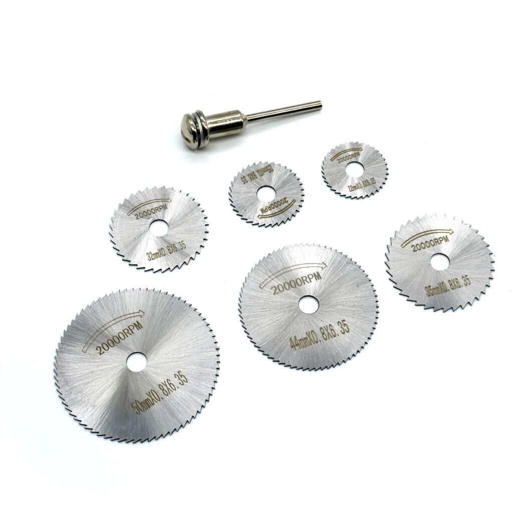 Gravür Makinası Mini Testere Seti 7 Parça 3 mm Sap