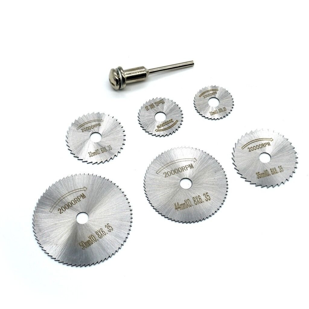 Gravür Makinası Mini Testere Seti 7 Parça 3 mm Sap