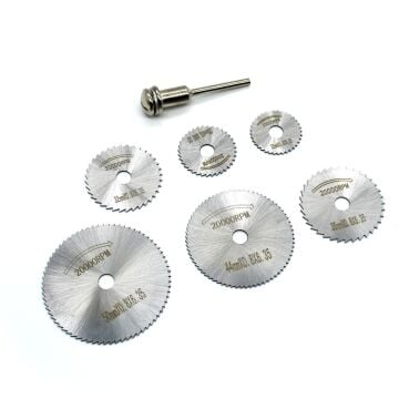 Gravür Makinası Mini Testere Seti 7 Parça 3 mm Sap