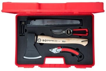 İZELTAŞ 8786001003 Doğada Seti 3 Parça Balta Testere Budama Makası