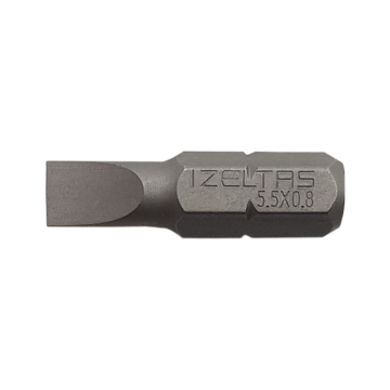 İZELTAŞ Düz Bits Uç 0.8x5.5 (25MM)