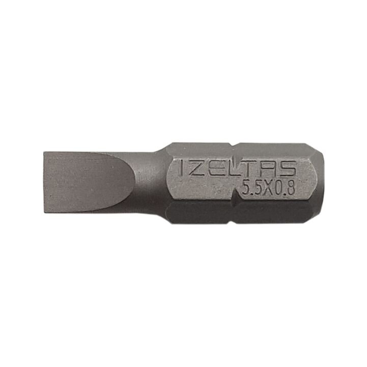 İZELTAŞ Düz Bits Uç 0.8x5.5 (25MM)