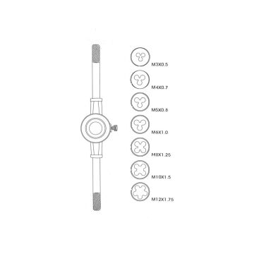 Pafta Seti ve Kolu 8 Parça