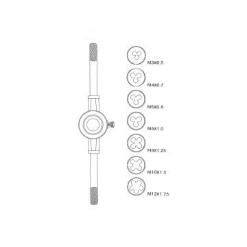 Pafta Seti ve Kolu 8 Parça