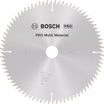 BOSCH 254x30x3,2 mm 80 Diş  PRO Multi Material Elmas Daire Testere- Aluminyum Kesime Uygun(2608640450)
