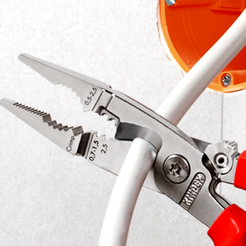 KNIPEX Çok Fonksiyonlu Kombine Elektrikçi Pense 200 mm (1382200)