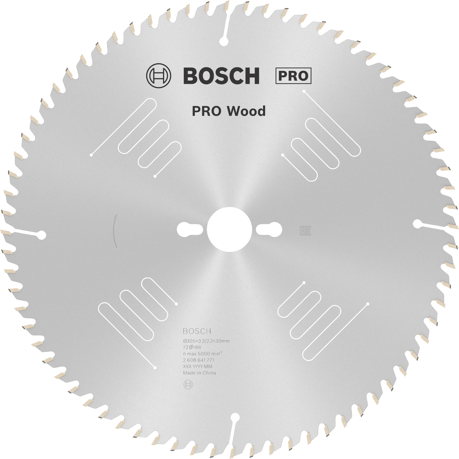 BOSCH Optiline Wood 305 mm 72 Diş Ahşap Elmas Daire Testere
