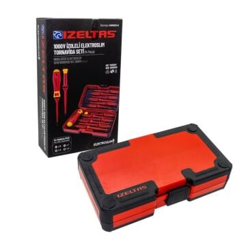 İzeltaş 1000V İzoleli Elektro Slim Tornavida Seti 14 Parça