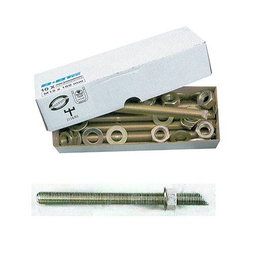 B+B Tec Bd Kesik Başlı Kimyasal Rot 12x160 10 Adet