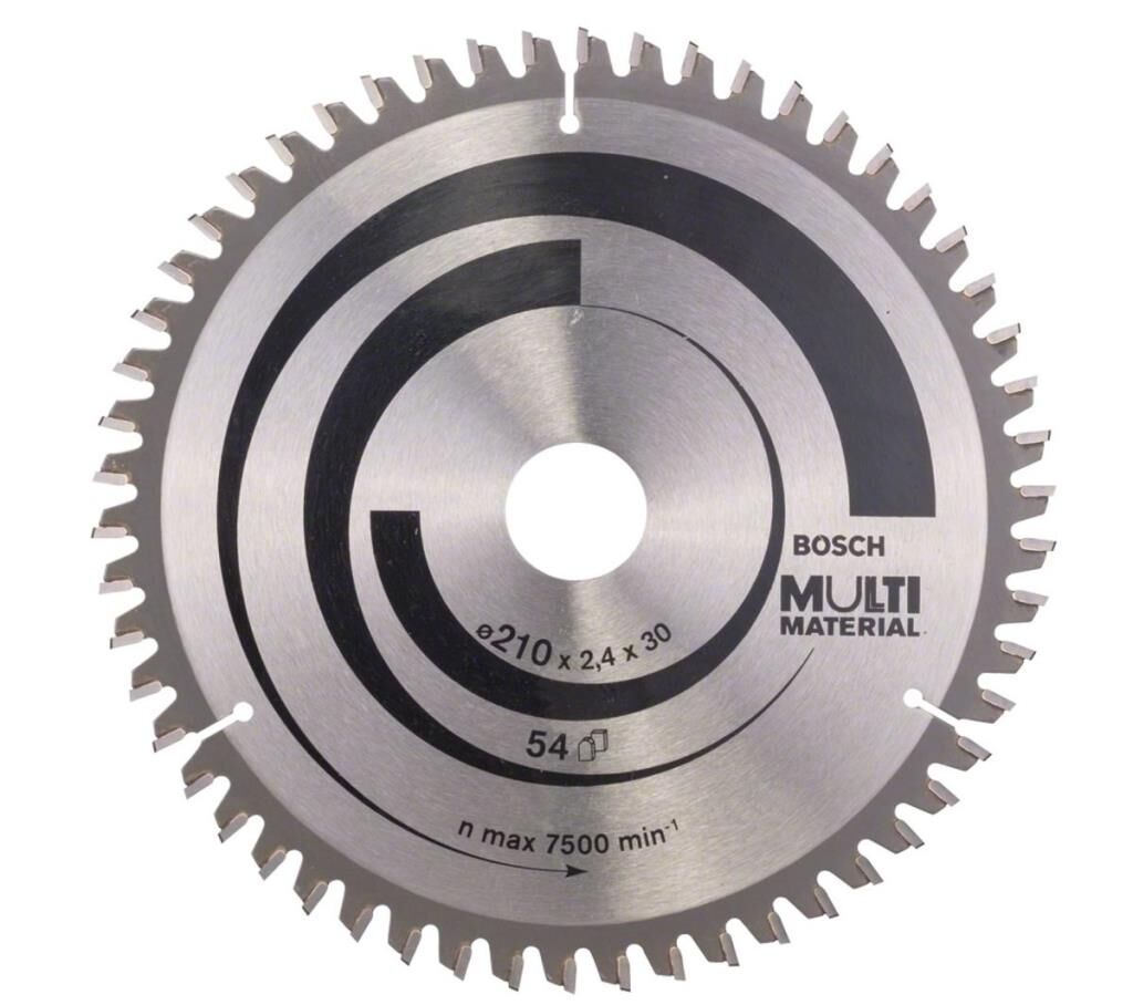 BOSCH PRO MultiMaterial 210x30x2,8 mm 54 Diş Elmas Daire Testere (2608640511)