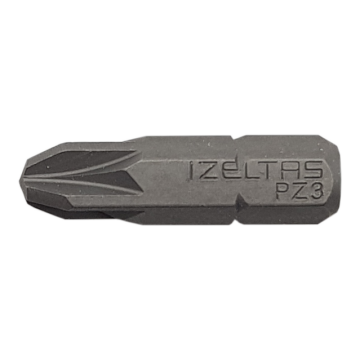 İZELTAŞ Pozidriv Bits 25 mm Pz3