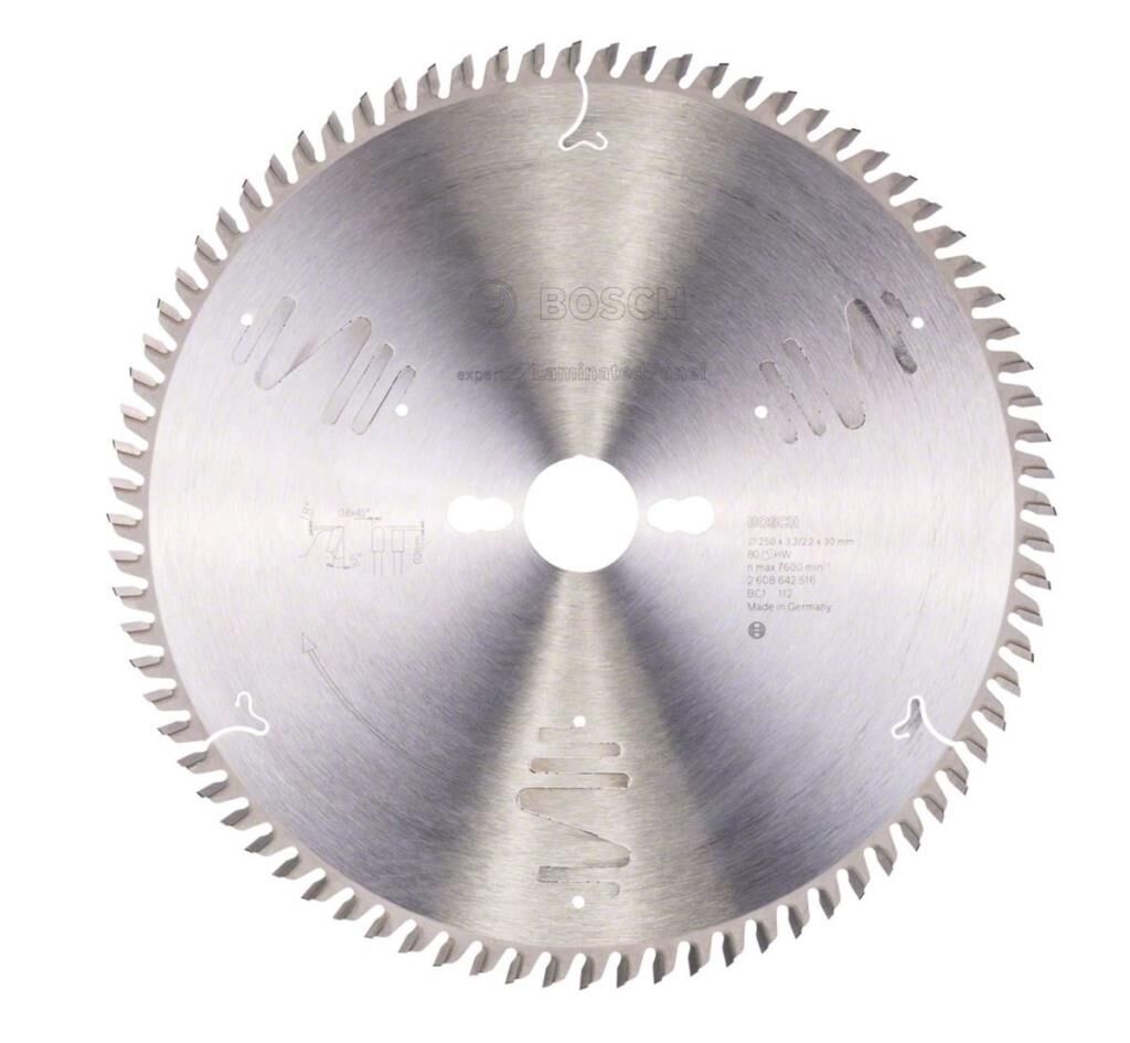 BOSCH Expert for Laminant 250x30x3,2 mm 80 Diş Elmas Daire Testere (2608642516)
