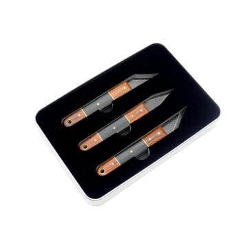 Rox Wood 0056 LUBAN Ahşap İşaretleme Bıçak Seti 3 Parça