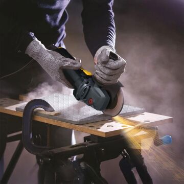 CAT DA09051 115mm Profesyonel Çelik, İnox, Demir Elmas Metal Kesme Diski (Soketli, Aralıklı Kenar)