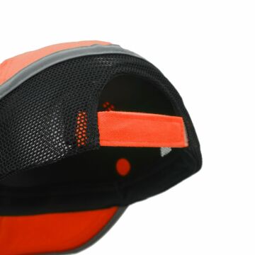 Darbe Emici Şapka Baret Kep Turuncu - Reflektörlü 7003