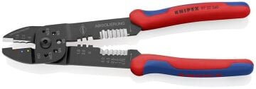 KNIPEX Pabuç Sıkma Ve Kablo Sıyırma Pensesi (9722240)