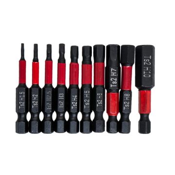 6502 Manyetik Allen Bits Uç Seti 1.5-10mm (11 Parça)