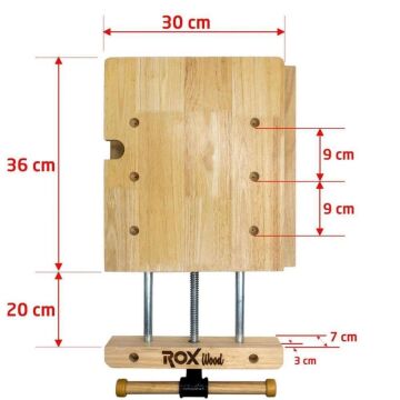 Rox Wood Tezgah Üzeri Mengeneli Çalışma Tezgahı