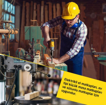 Rox Wood Adaptörlü Kare Delik Zivana Mat. Ucu 10m