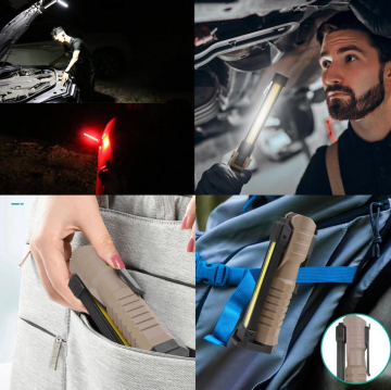 Rox Şarjlı Katlanır Çalışma Feneri 1000 Lümen