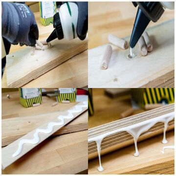 6225 Eurostar Ahşap Yapıştırıcı Beyaz Tutkal 350 gr