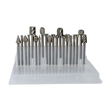 6590 Mini Ahşap Oyma Freze Uç Seti 20 Parça (Sap: 3mm)