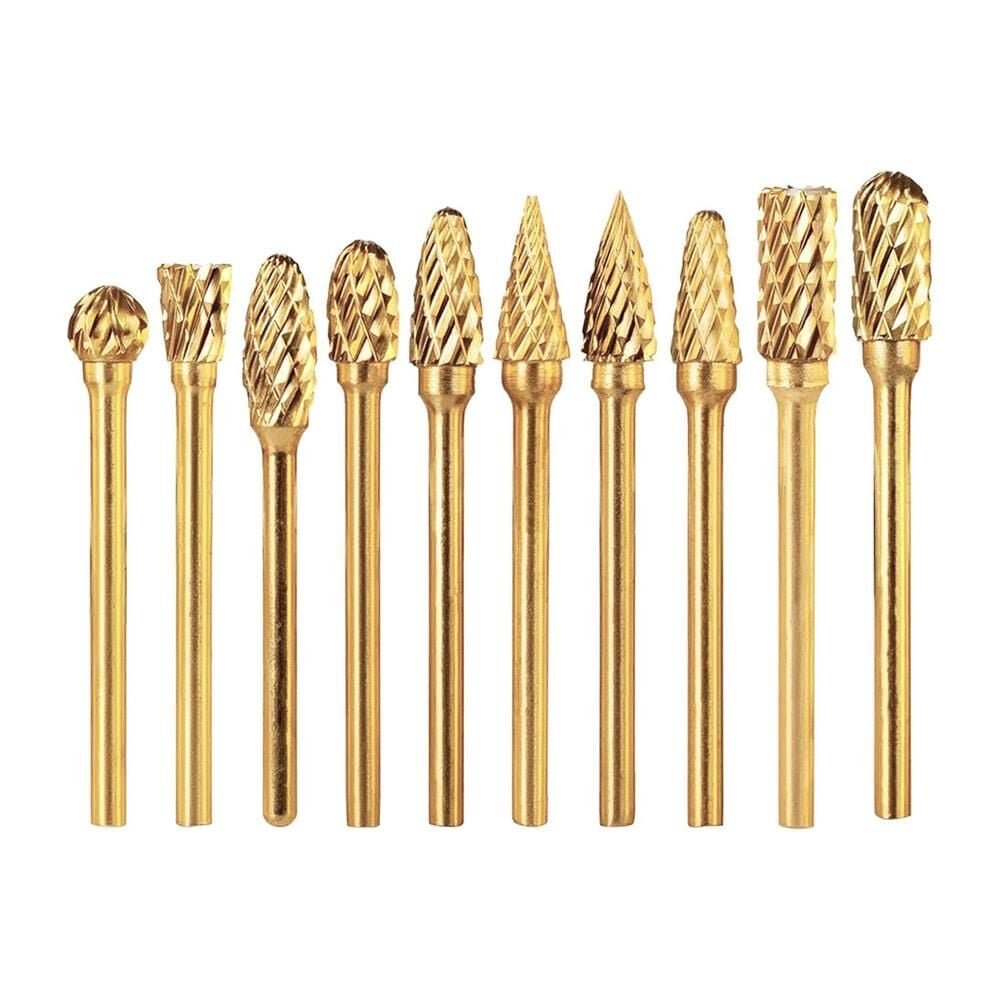 6588 Mini Karbür Freze Uç Seti 10 Parça (Sap: 3mm)