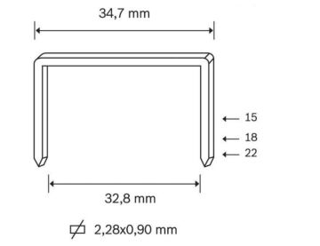 ABAKAN 3518 Koli Kapama Teli 18 mm