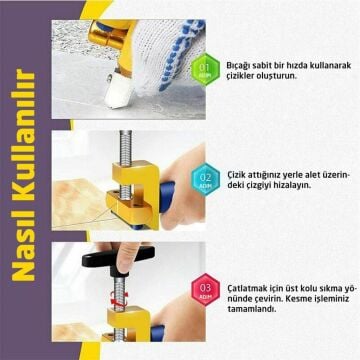 5433 Mini El Tipi Seramik, Fayans, Cam Kesici