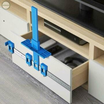 Rox Wood 0058 Delik Delme Merkezleme Kılavuz Cetveli Kulp Takma Şablonu