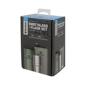 Stanley Adventure Çelik Shot Bardak ve Matara Termos Seti Yeşil