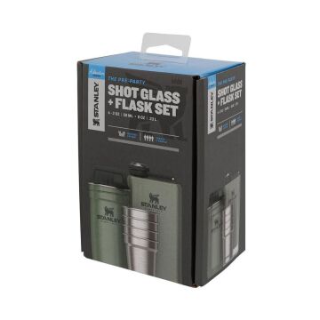 Stanley Adventure Çelik Shot Bardak ve Matara Termos Seti Yeşil