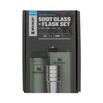 Stanley Adventure Çelik Shot Bardak ve Matara Termos Seti Yeşil