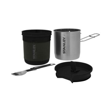 Stanley Paslanmaz Çelik Kamp Yemek Pişirme Seti 0.70 Lt