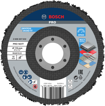 BOSCH PRO N377 Boya Sökücü - Pas Sökücü Disk 115 mm