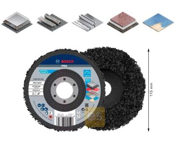 BOSCH PRO N377 Boya Sökücü - Pas Sökücü Disk 115 mm