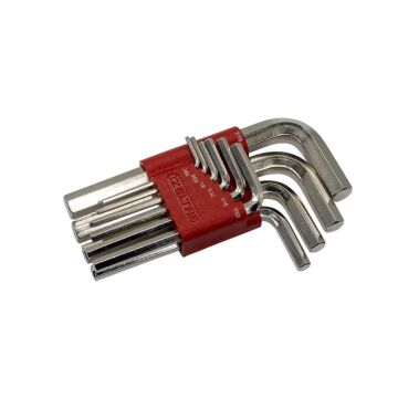 İzeltaş 4901003110 Allen Anahtar Takımı Altı Köşe SAE 10'lu Set (İnç)