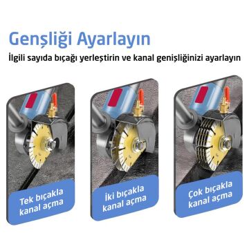 6416 Taş Motoruna Takılır M14 Kanal Açma Aparatı