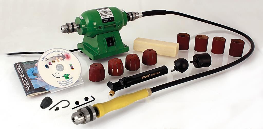 KIRJES KJ140K-230 Basic Kit Balon Zımpara ve Polisaj Makinası