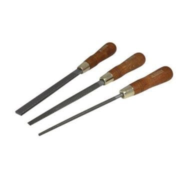 NAREX 854252 Ahşap Törpü Seti İnce Diş 200 mm 3 Parça