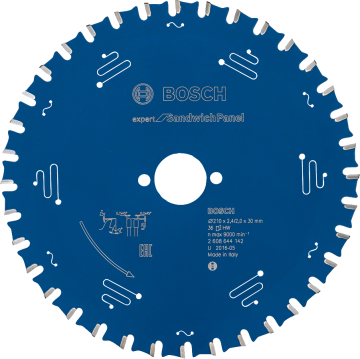 BOSCH 210 mm 36 Diş Daire Testere Bıçağı (Sandviç Paneller İçin)