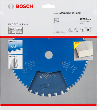 BOSCH 210 mm 36 Diş Daire Testere Bıçağı (Sandviç Paneller İçin)