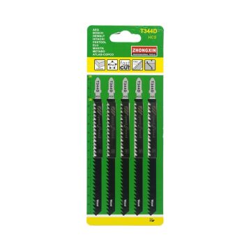 T344D Hızlı Ahşap Kesim Dekupaj Testere Ağzı Yedek Bıçak 5'li Paket