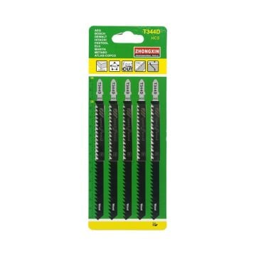 T344D Hızlı Ahşap Kesim Dekupaj Testere Ağzı Yedek Bıçak 5'li Paket