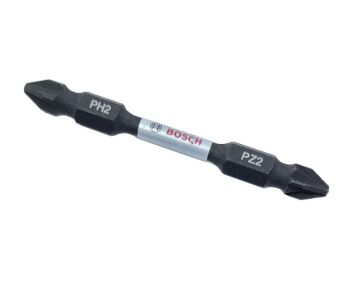 ﻿BOSCH Impact Control PH2 - PZ2x65 Çift Taraflı Yıldız Bits Uç (Torklu Vidalamalar için)