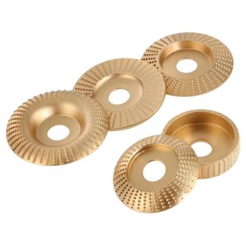 6230 Ahşap İşleme Törpü Disk Seti 5 Parça (Avuç Taşlama İçin)