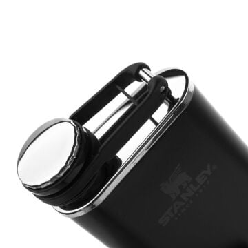 Stanley Klasik Çelik Termos Cep Matarası Siyah 0.23 LT